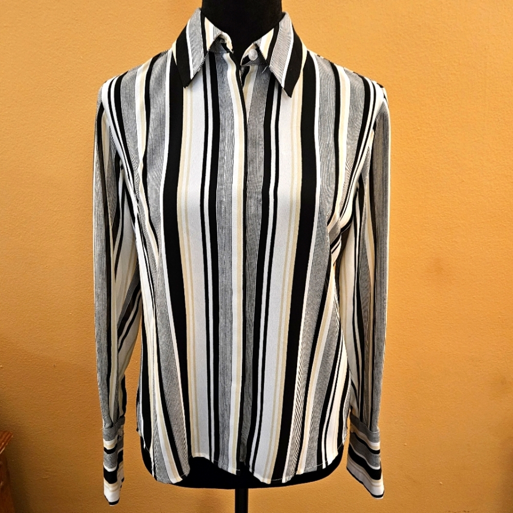 Villager by Liz Claiborne Striped Shirt